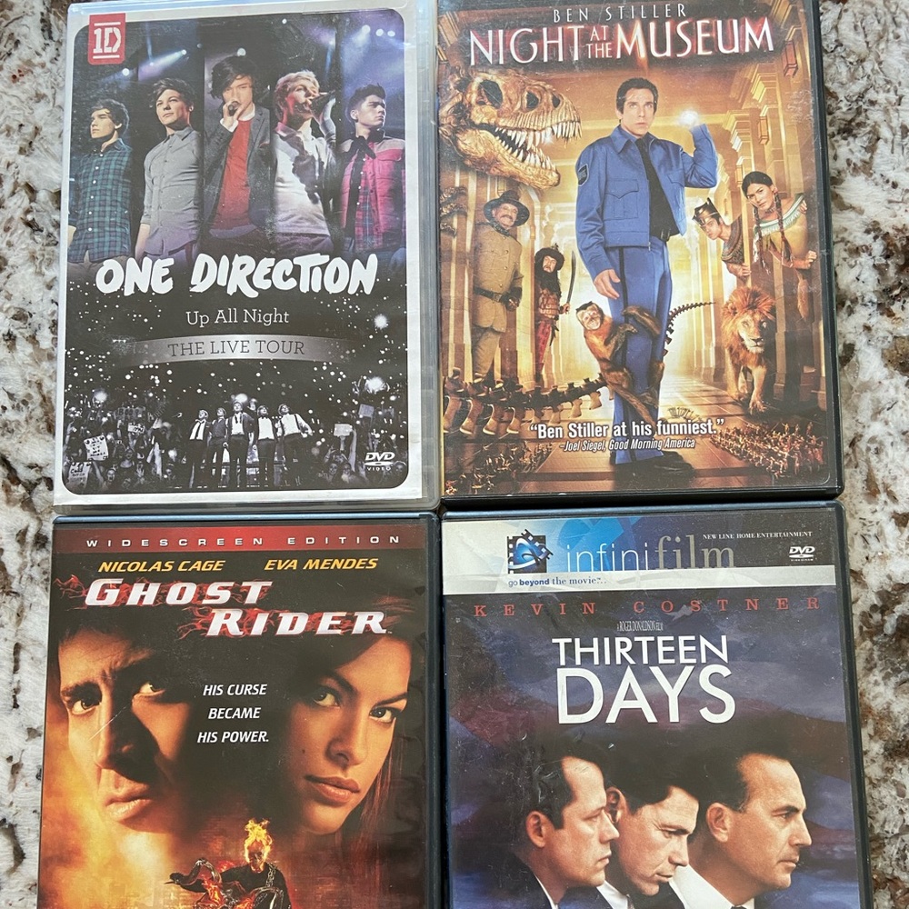 DVDs $5?or 3 for $10